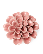 Champagne Pink Hydrangea ceramic wall flower — English Garden collection — designed in Toronto by Chive Studio