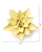 Lime Yellow Tiger Lily - Chive Ceramics Studio - Ceramic Flowers - Chive Ceramics Studio