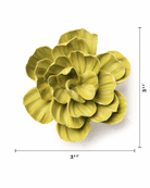 Chartreuse Primrose - Chive Ceramics Studio - Ceramic Flowers - Chive Ceramics Studio