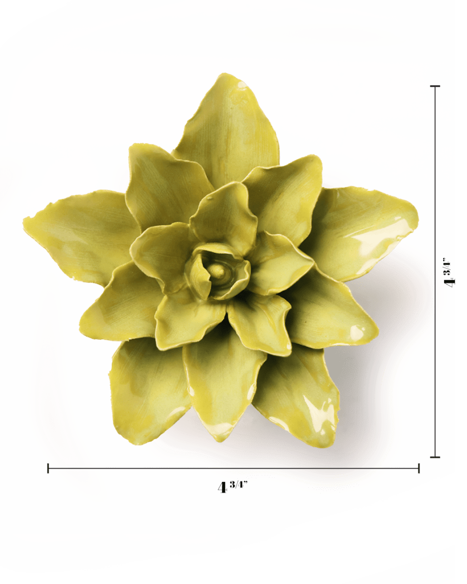 Chartreuse Tiger Lily - Chive Ceramics Studio - Ceramic Flowers - Chive Ceramics Studio