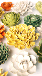 Buttercup Yellow Hawthorn - Chive Ceramics Studio - Ceramic Flowers - Chive Ceramics Studio