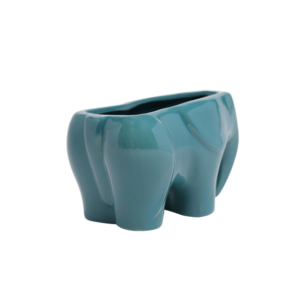 Elephant Ceramic Indoor Plant Pot For Succulents - Chive Ceramics Studio - Pots - Chive US