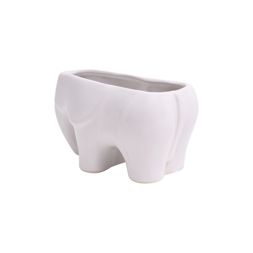 Elephant Ceramic Indoor Plant Pot For Succulents - Chive Ceramics Studio - Pots - Chive US