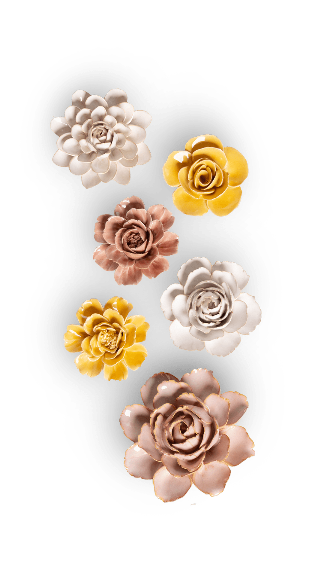 Nice - 6 Piece Curated Set - Chive Ceramics Studio - Ceramic Flower Sets - Chive Ceramics Studio