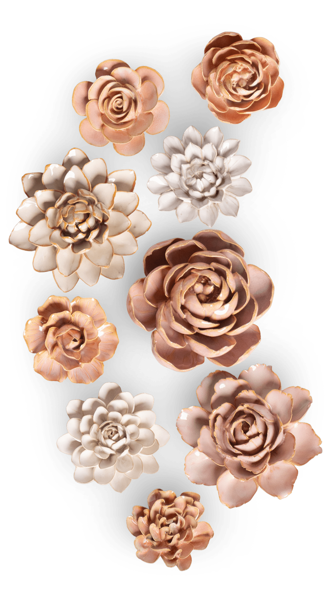 Avignon - 9 Piece Curated Set - Chive Ceramics Studio - Ceramic Flower Sets - Chive Ceramics Studio