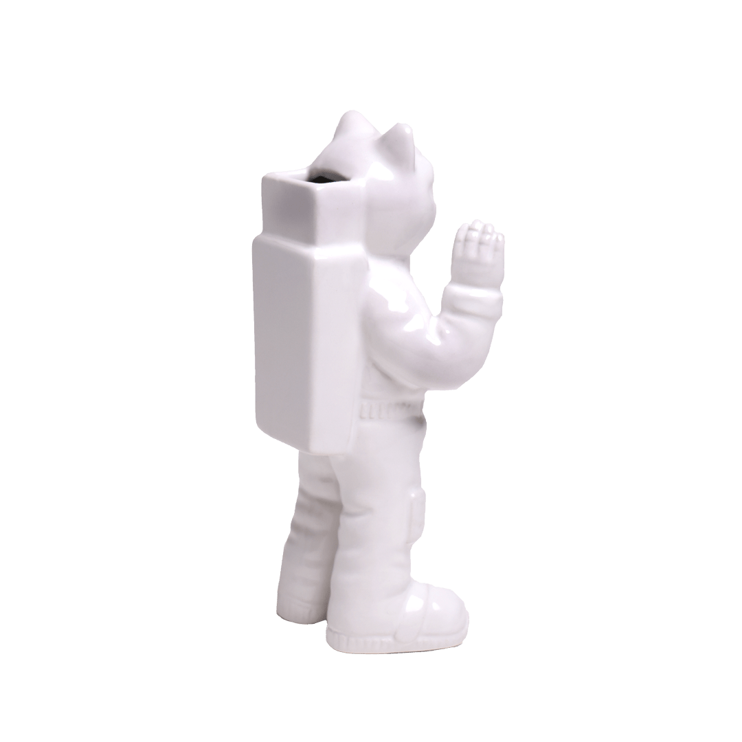 Felicette the Astronaut Ceramic Vase - Chive Ceramics Studio - Vases - Chive Ceramics Studio