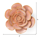 France Ceramic Flower Wall Art Pink Ranunculus - Chive Ceramics Studio - Ceramic Flowers - Chive Ceramics Studio