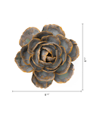 Blue Rose ceramic wall flower — France collection — designed in Toronto by Chive Studio