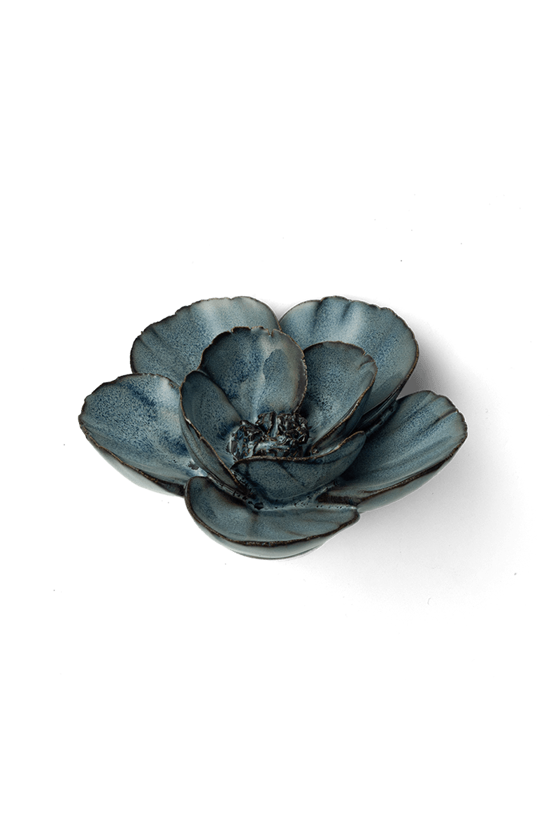FR07 Navy Poppy - Chive Ceramics Studio - Ceramic Flowers - Chive Ceramics Studio
