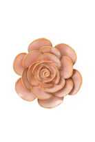 Peach Pink Cloni Ranunculus - Chive Ceramics Studio - Ceramic Flowers - Chive Ceramics Studio