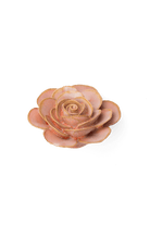 Peach Pink Ranunculus ceramic wall flower — France collection — designed in Toronto by Chive Studio