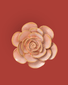 Peach Pink Cloni Ranunculus - Chive Ceramics Studio - Ceramic Flowers - Chive Ceramics Studio