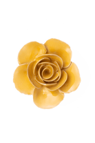 Burnt Yellow Elegance Ranunculus - Chive Ceramics Studio - Ceramic Flowers - Chive Ceramics Studio