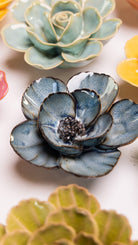 Navy Poppy - Chive Ceramics Studio - Ceramic Flowers - Chive Ceramics Studio
