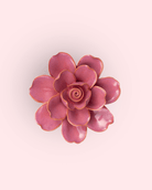 Blush Pink Tahitian Gardenia - Chive Ceramics Studio - Ceramic Flowers - Chive Ceramics Studio