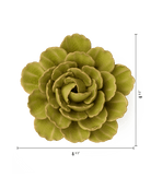 FR12 Peridot Keiko Peony - Chive Ceramics Studio - Ceramic Flowers - Chive Ceramics Studio