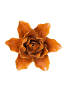 FR13 Burnt Orange Stargazer Lily - Chive Ceramics Studio - Ceramic Flowers - Chive Ceramics Studio