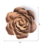 Rose Pink Big Ben Peony - Chive Ceramics Studio - Ceramic Flowers - Chive Ceramics Studio