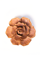 Peach Pink Solar Carnation - Chive Ceramics Studio - Ceramic Flowers - Chive Ceramics Studio