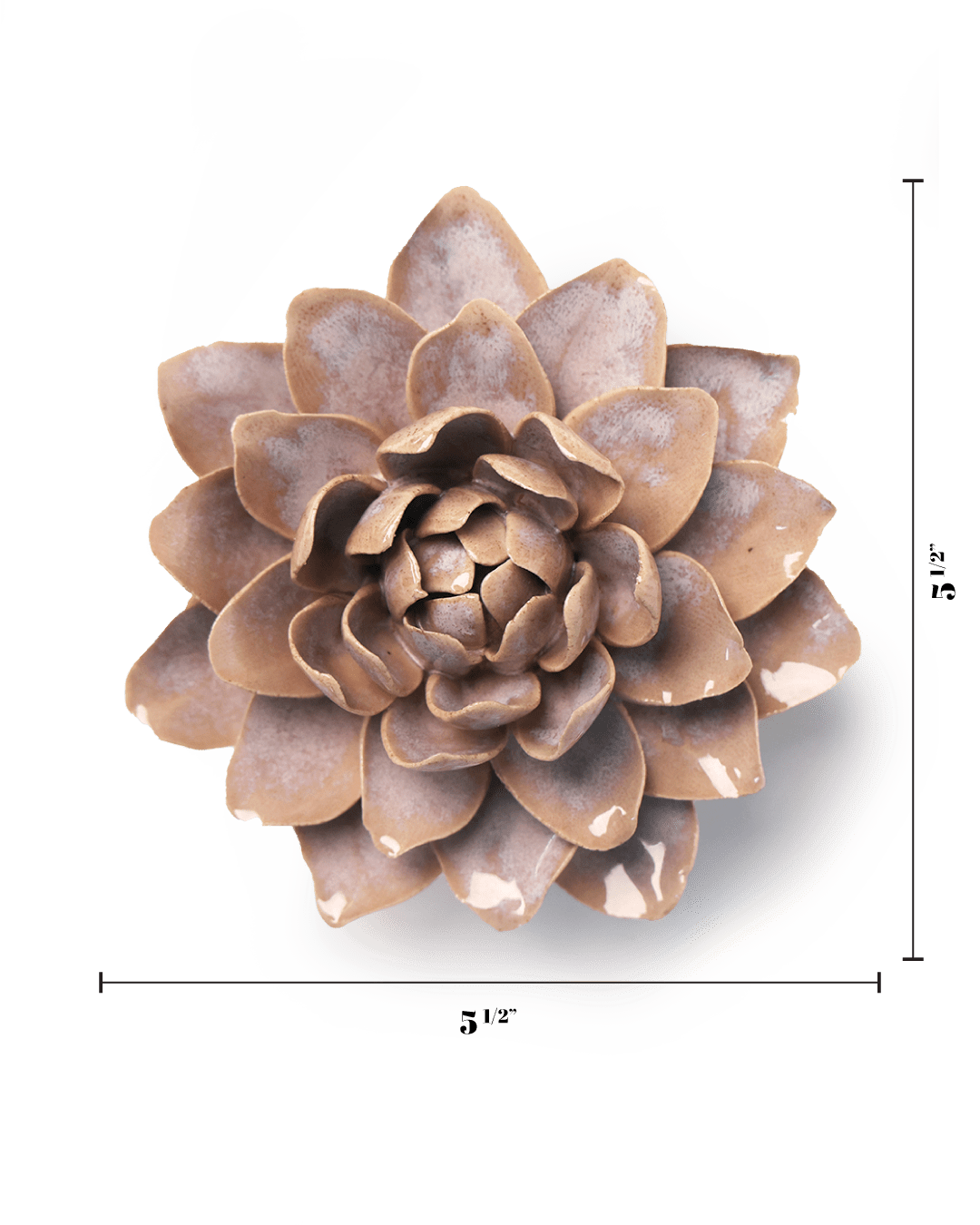 July Birth Flower - Waterlily - Chive Ceramics Studio - Ceramic Flowers - Chive Ceramics Studio