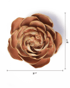 Peach Pink Big Ben Peony - Chive Ceramics Studio - Ceramic Flowers - Chive Ceramics Studio