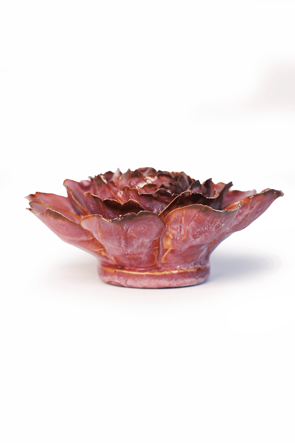 Dewberry Camellia ceramic wall flower  — France collection — designed in Toronto by Chive Studio