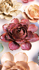 Dewberry Camellia - Chive Ceramics Studio - Ceramic Flowers - Chive Ceramics Studio