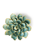 France Robin's Egg Blue French Marigold - Chive Ceramics Studio - Ceramic Flowers - Chive Ceramics Studio