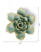 France Robin's Egg Blue Stargazer Lily - Chive Ceramics Studio - Ceramic Flowers - Chive Ceramics Studio