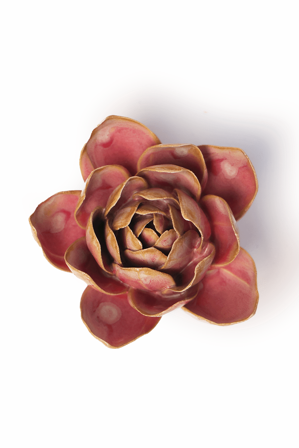 Rose Quartz Pink Narcissus - Chive Ceramics Studio - Ceramic Flowers - Chive Ceramics Studio