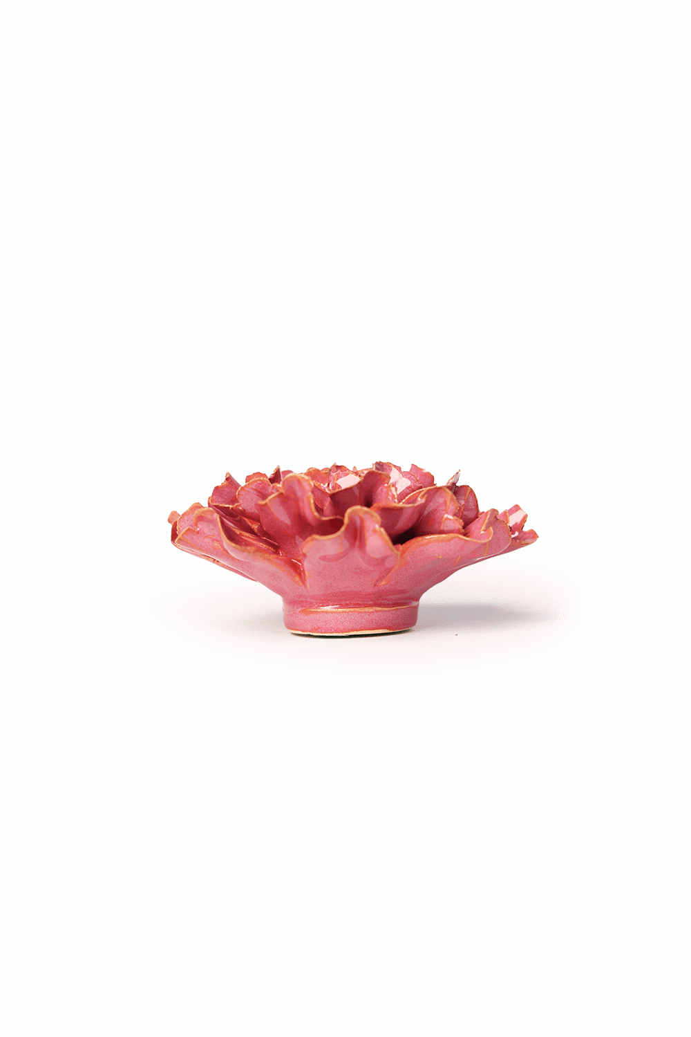 Blush Pink Carnation ceramic wall flower  — France collection — designed in Toronto by Chive Studio