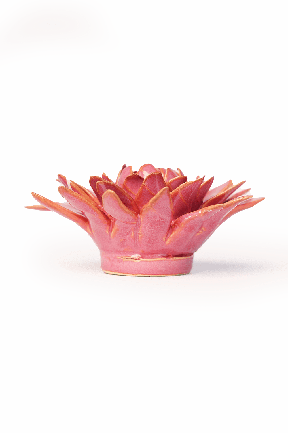 Blush Pink Strawflower ceramic wall flower — France collection — designed in Toronto by Chive Studio