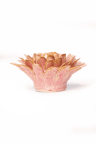 Rose Quartz Strawflower ceramic wall flower — France collection — designed in Toronto by Chive Studio