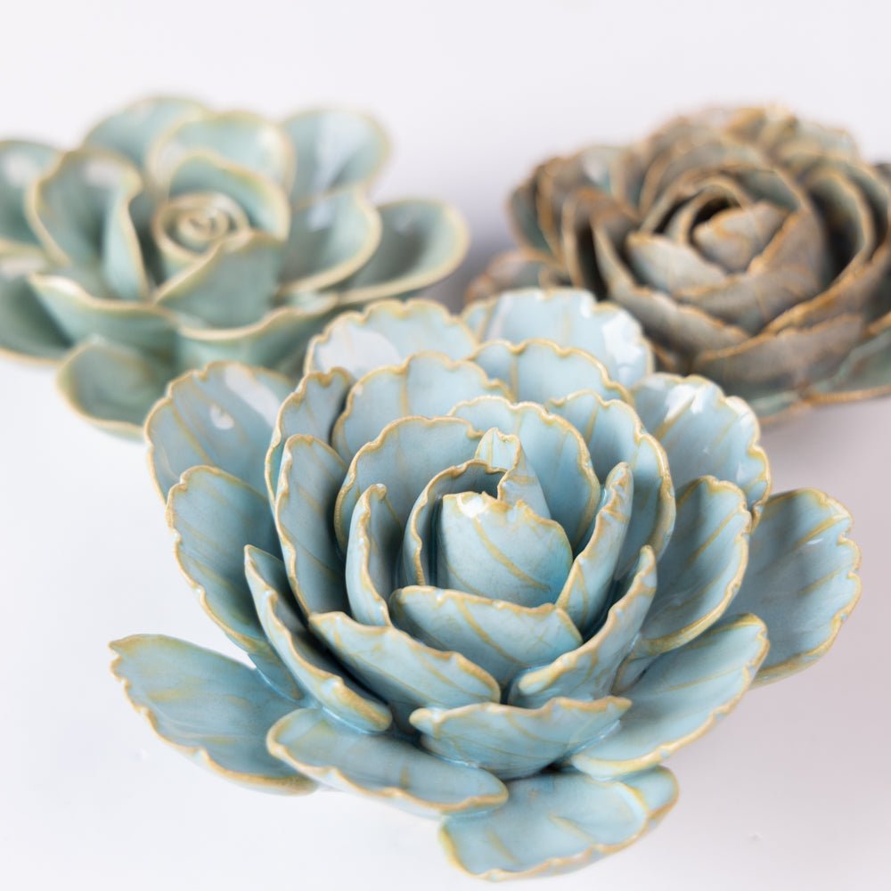 Ceramic Flower France Curated Collection #12 - Chive Ceramics Studio - Ceramic Flower Sets - Chive Ceramics Studio