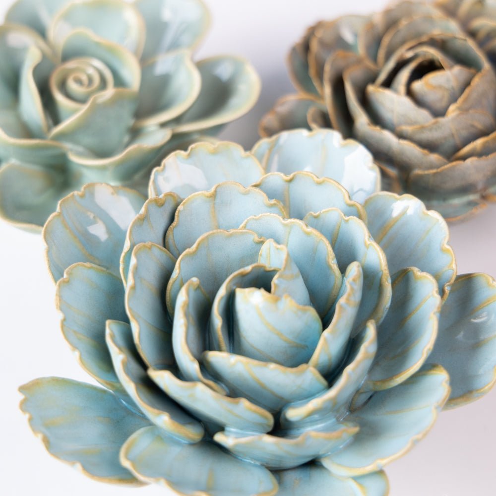 Ceramic Flower France Curated Collection #12 - Chive Ceramics Studio - Ceramic Flower Sets - Chive Ceramics Studio