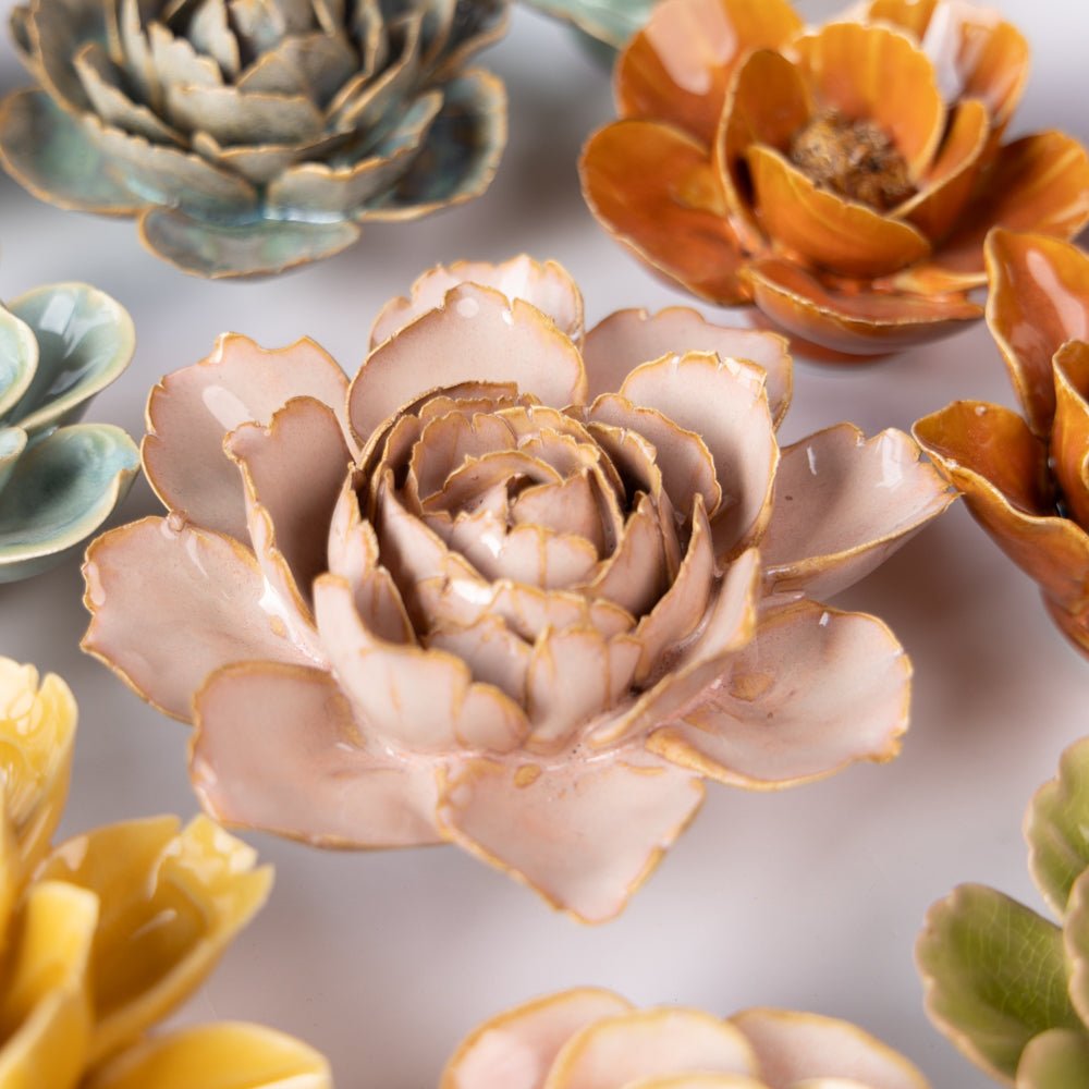 Ceramic Flower France Curated Collection #20 - Chive Ceramics Studio - Ceramic Flower Sets - Chive Ceramics Studio