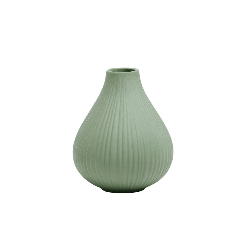 Frost Porcelain Bud Vase For Flowers - Chive Ceramics Studio - Vases - Chive Ceramics Studio