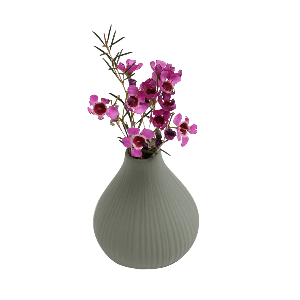 Frost Porcelain Bud Vase For Flowers - Chive Ceramics Studio - Vases - Chive Ceramics Studio