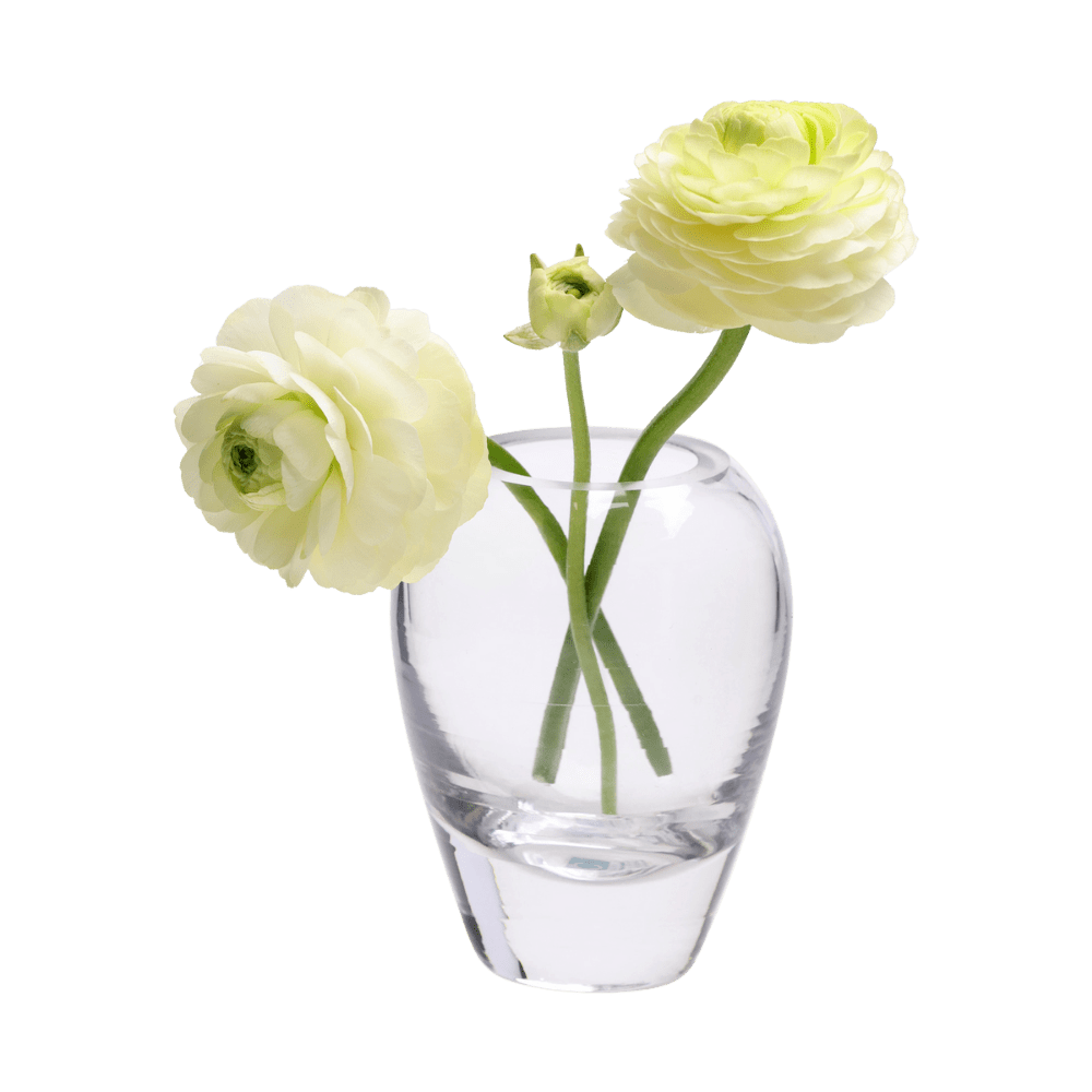 George Glass Clear Bud Vase For Flowers - Chive Ceramics Studio - Vases - Chive US