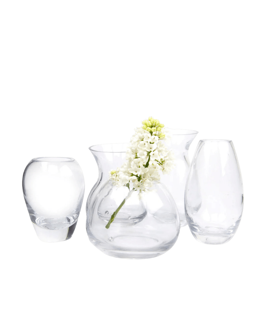 George Glass Clear Bud Vase For Flowers - Chive Ceramics Studio - Vases - Chive US