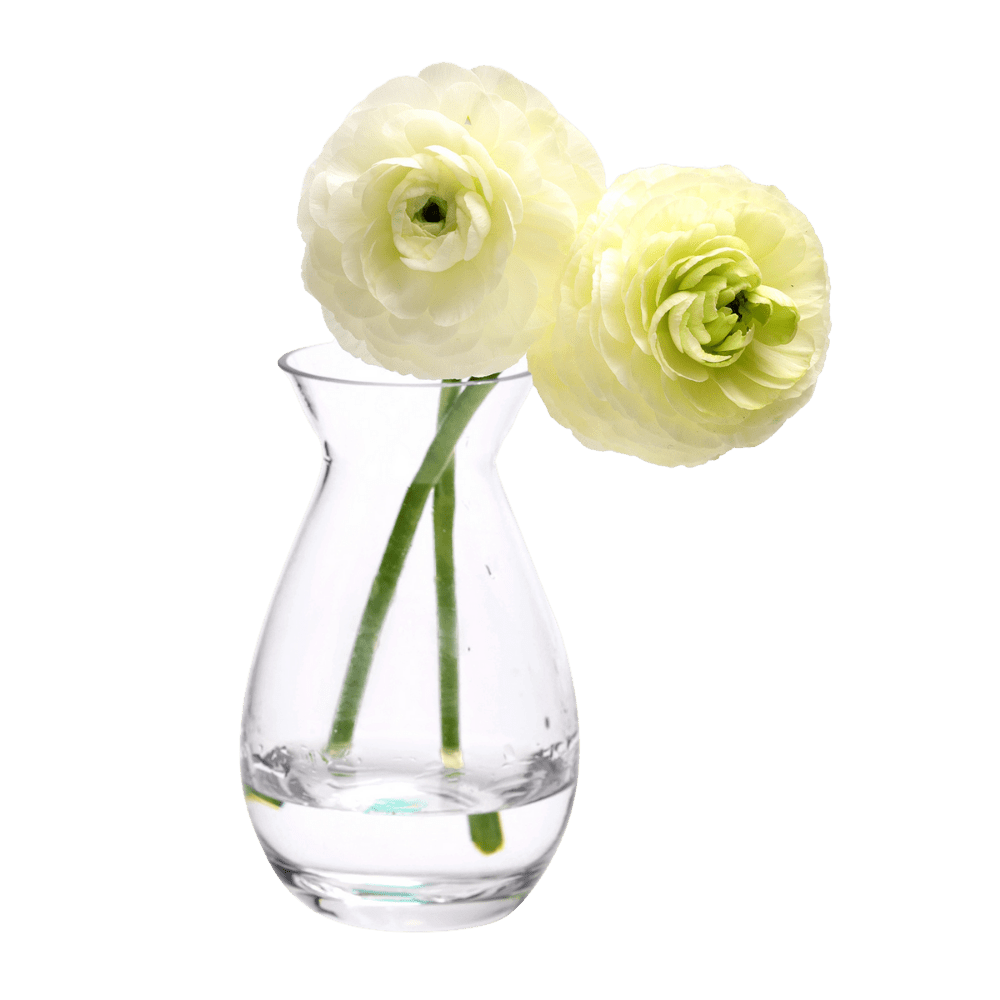 George Glass Clear Bud Vase For Flowers - Chive Ceramics Studio - Vases - Chive US