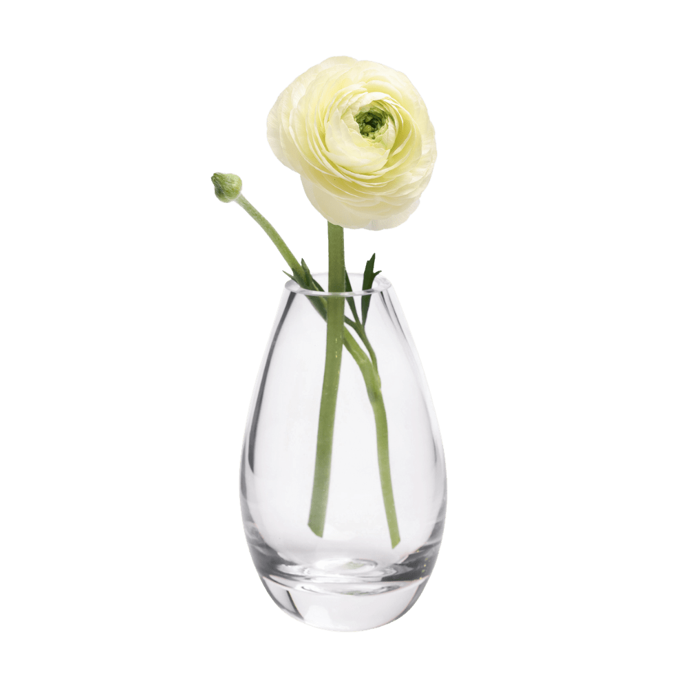 George Glass Clear Bud Vase For Flowers - Chive Ceramics Studio - Vases - Chive US