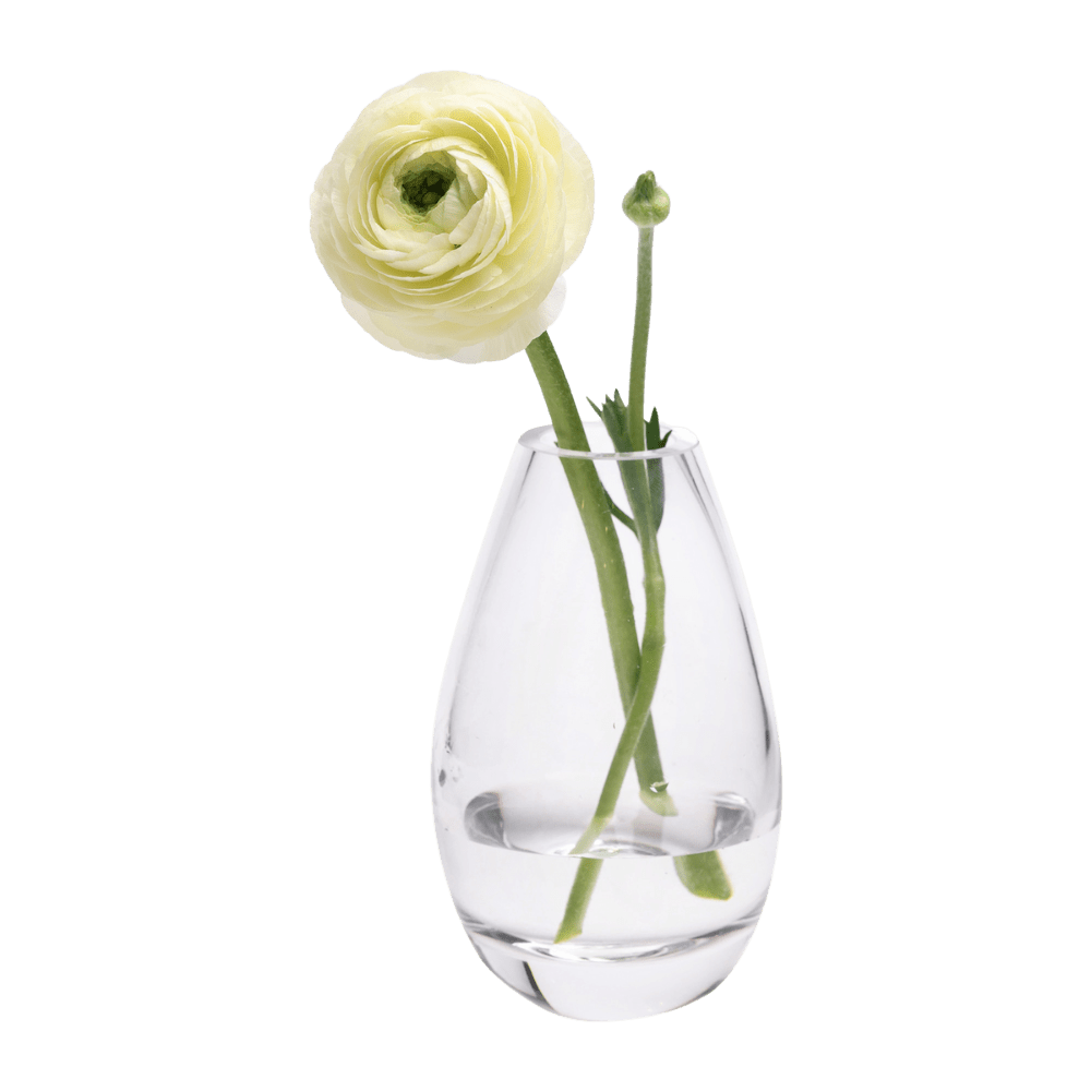 George Glass Clear Bud Vase For Flowers - Chive Ceramics Studio - Vases - Chive US