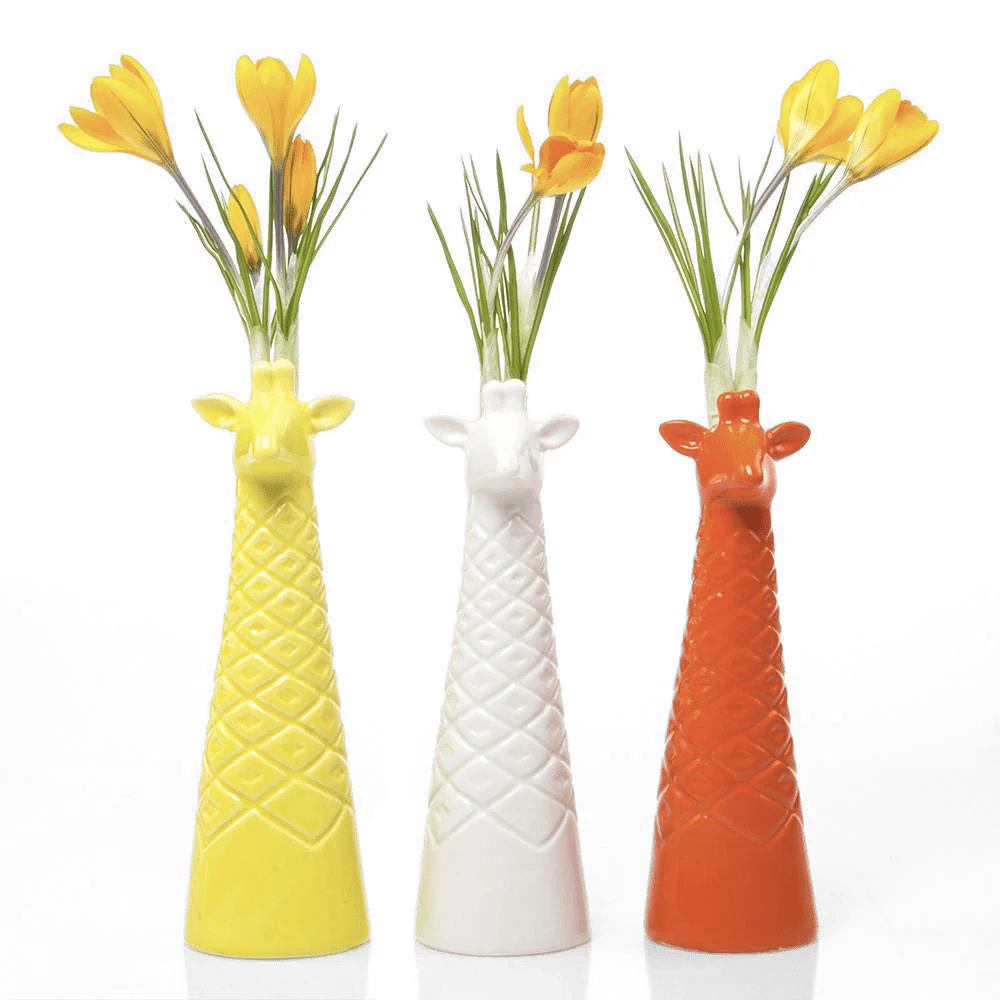 Giraffe Ceramic Flower Vase - Chive Ceramics Studio - Vases - Chive US