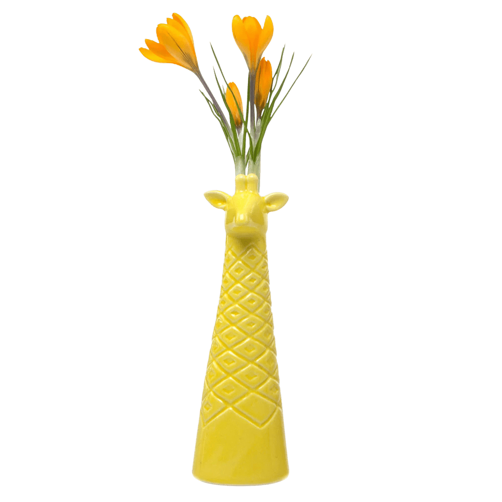 Giraffe Ceramic Flower Vase - Chive Ceramics Studio - Vases - Chive US