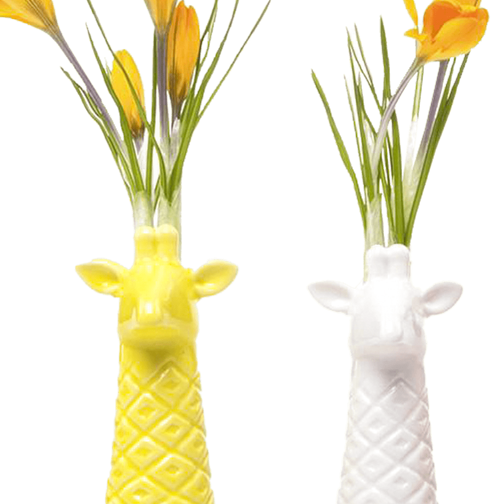 Giraffe Ceramic Flower Vase - Chive Ceramics Studio - Vases - Chive US