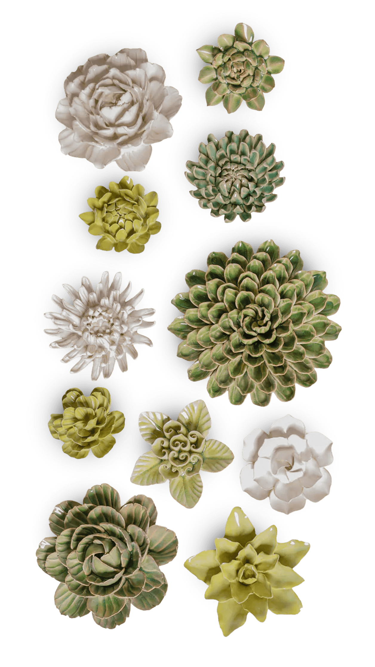 Nottingham - 11 Piece Curated Set - Chive Ceramics Studio - Ceramic Flower Sets - Chive Ceramics Studio