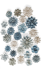 Hampton - 26 Piece Curated Set - Chive Ceramics Studio - Ceramic Flower Sets - Chive Ceramics Studio