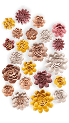 Paris - 22 Piece Curated Set - Chive Ceramics Studio - Ceramic Flower Sets - Chive Ceramics Studio