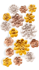 Marseille - 16 Piece Curated Set - Chive Ceramics Studio - Ceramic Flower Sets - Chive Ceramics Studio